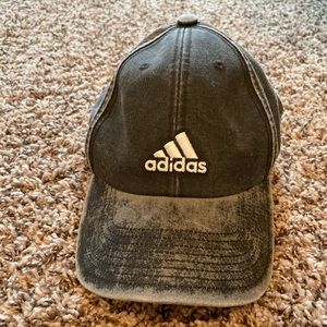 Grey Washed Adidas Hat. Never Worn